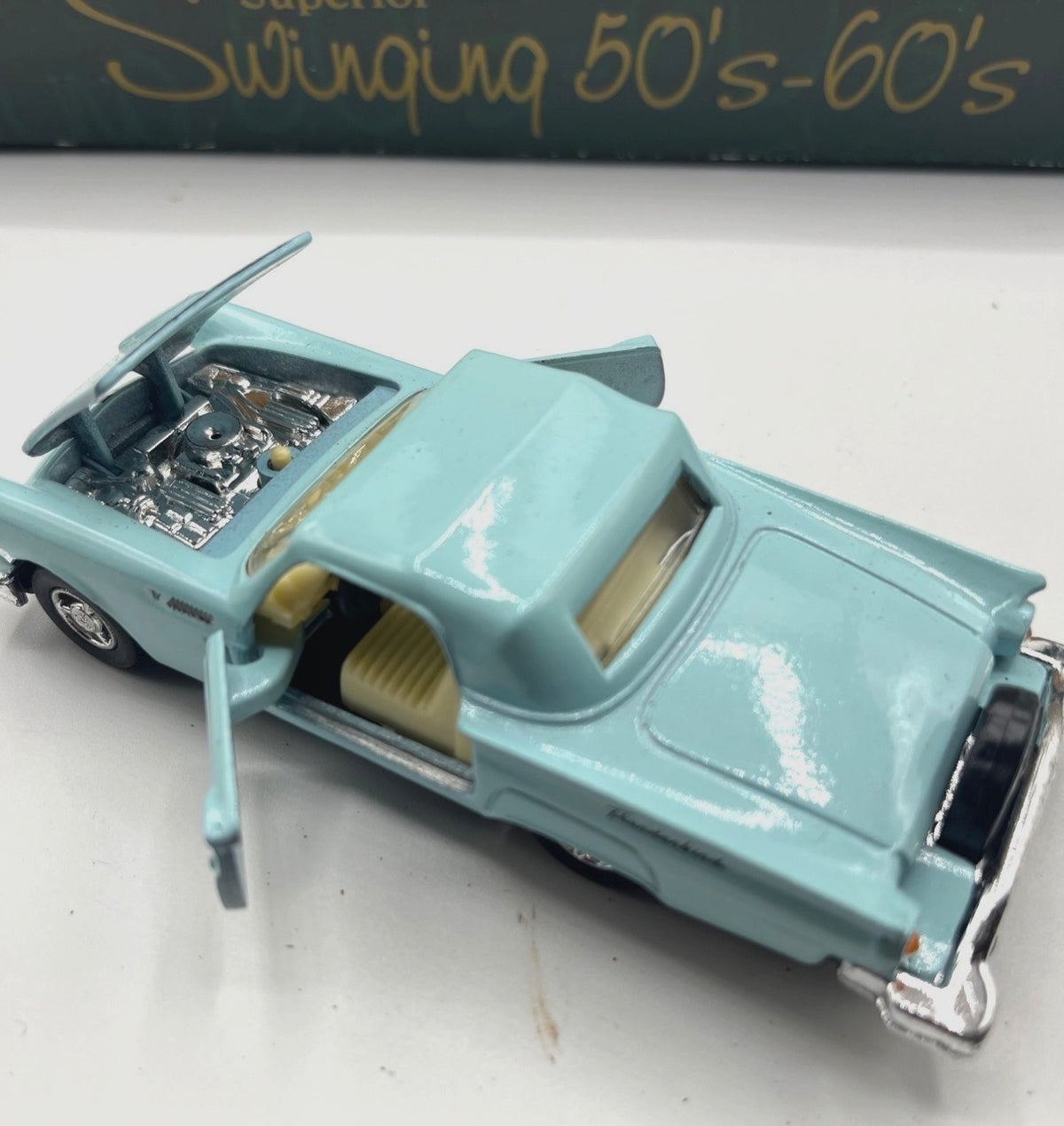 Swinging 50s-60s Die-Cast Car Set 12-Piece  Heavy Gauge Pull Back Action  Doors Openable  Collectors Edition