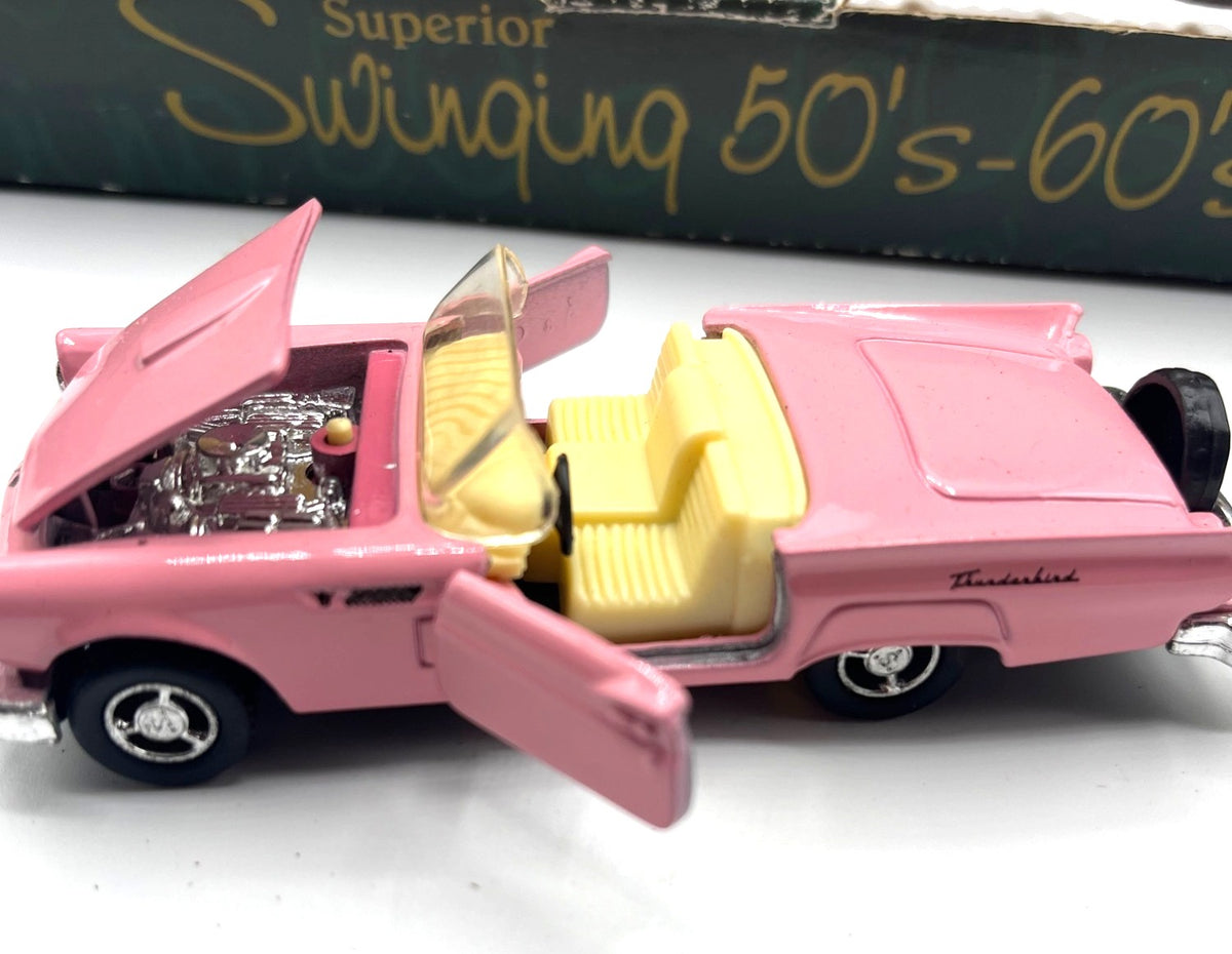 Swinging 50s-60s Die-Cast Car Set 12-Piece  Heavy Gauge Pull Back Action  Doors Openable  Collectors Edition