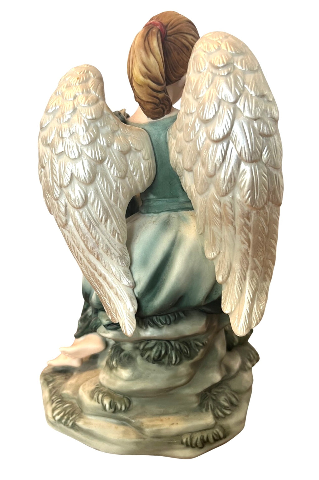Hand-Painted Porcelain Angel Figurine Set By Grandeur Noel Collectors Edition 2002