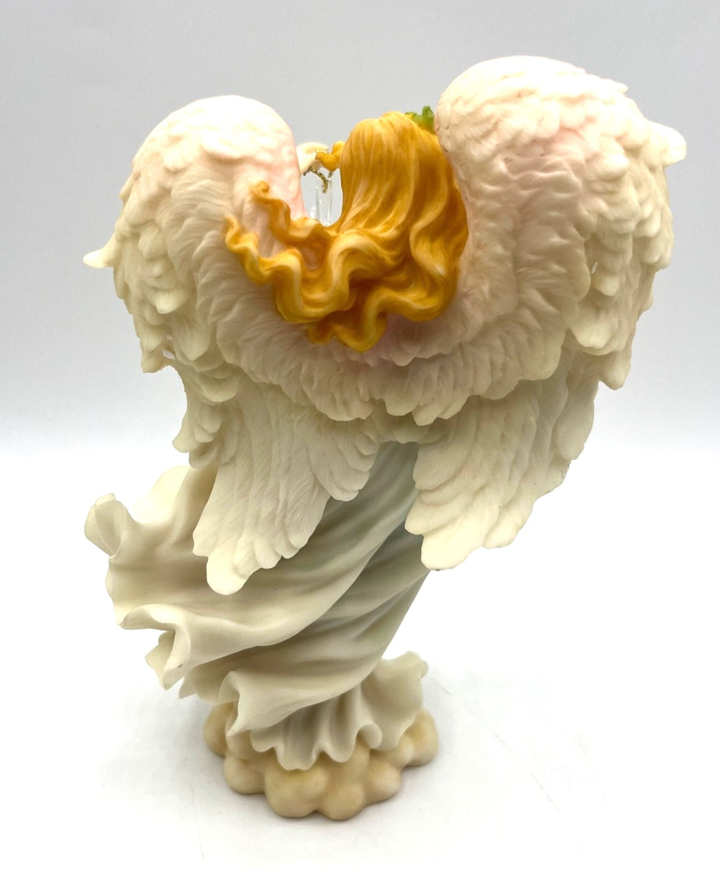 Seraphim Classics Celeste Light of the World Figurine with Baby and Crystal Ornament 7.5" tall