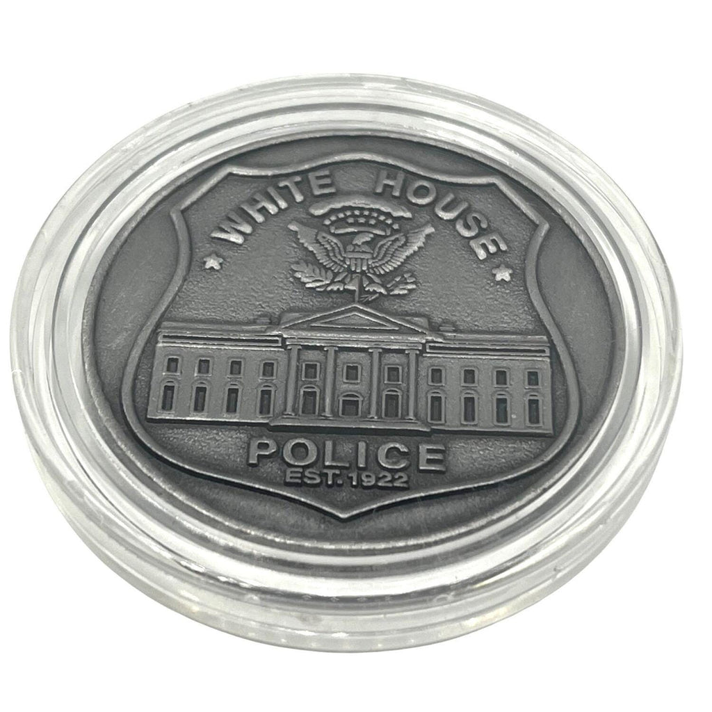 White House Police Commemorative Coin Highly Detailed Collectible in Protective Case 1.75"