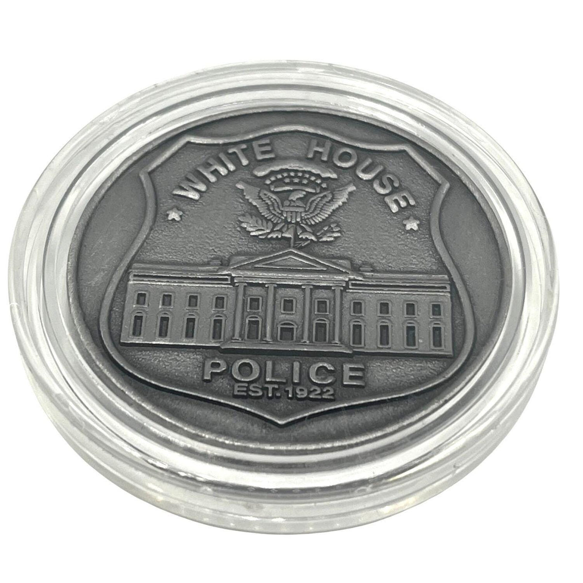 White House Police Commemorative Coin Highly Detailed Collectible in Protective Case 1.75"
