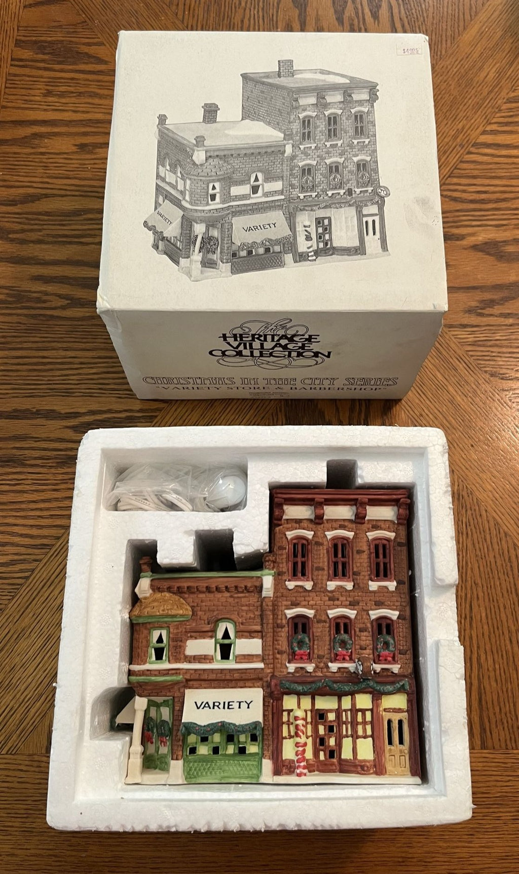 Christmas Village Department 56 Craggy Cove Lighted House Variety Store and Barber Shop