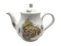 Arthur Wood & Son English Thatched Cottage-Themed Ceramic Teapot 7.5" tall