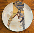 Limited Edition Knowles Plate "Bathsheba And Solomon" By Eve Licea Gold Accents Fine Porcelain 10.25" Diameter With Certificate & Box