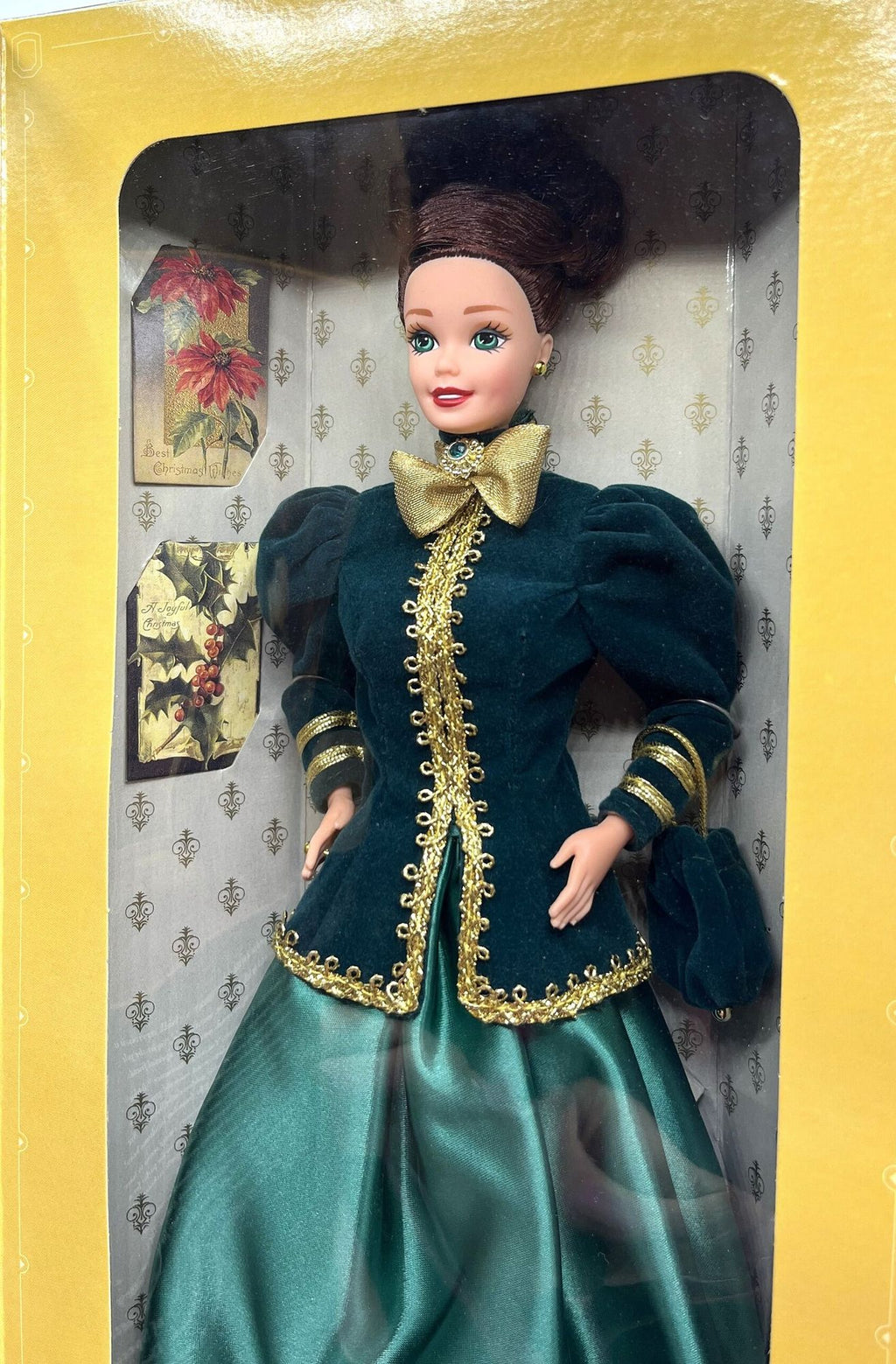 Vintage Barbie Doll 1996 Yuletide Romance Barbie Third in Special Edition Series Created for Hallmark. 11" tall