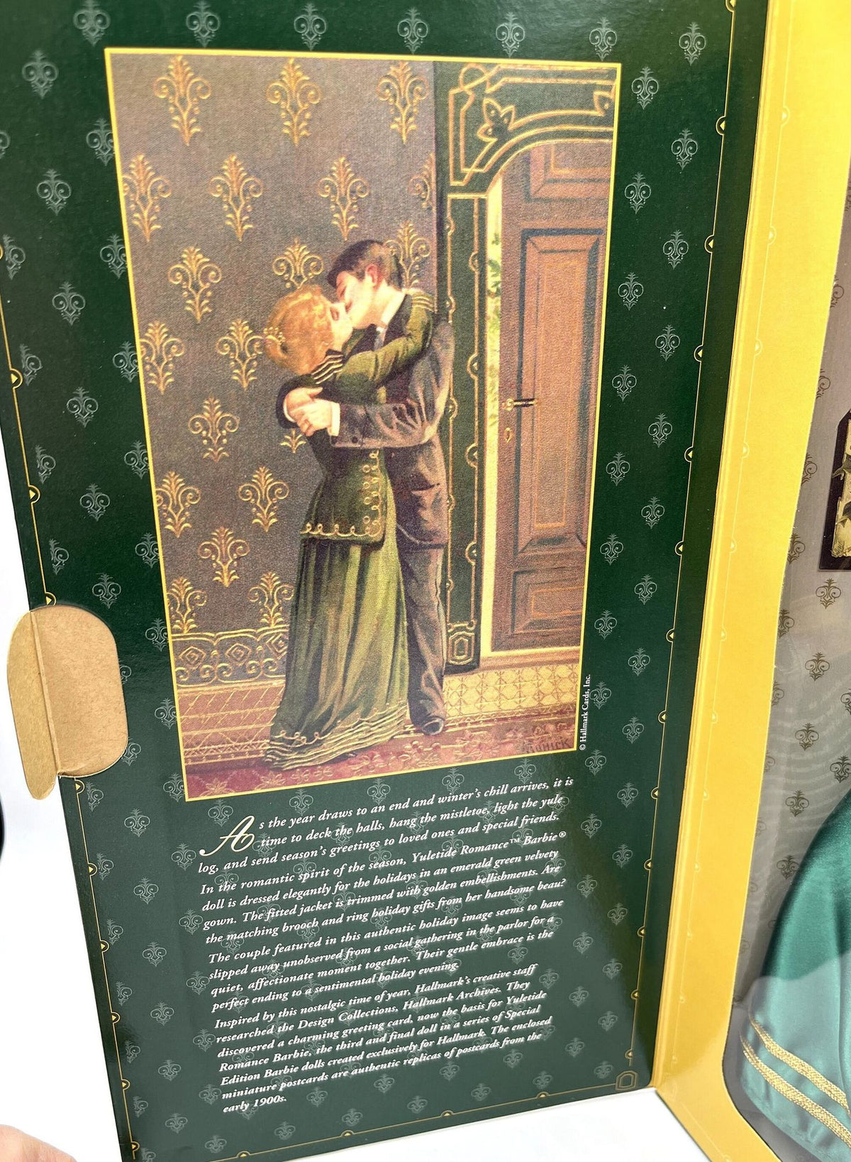 Vintage Barbie Doll 1996 Yuletide Romance Barbie Third in Special Edition Series Created for Hallmark. 11" tall