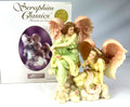 Seraphim Classics Sisters Heart & Soul Figurine By Roman Inc 1999 Angel Sculpture 7" x 7"