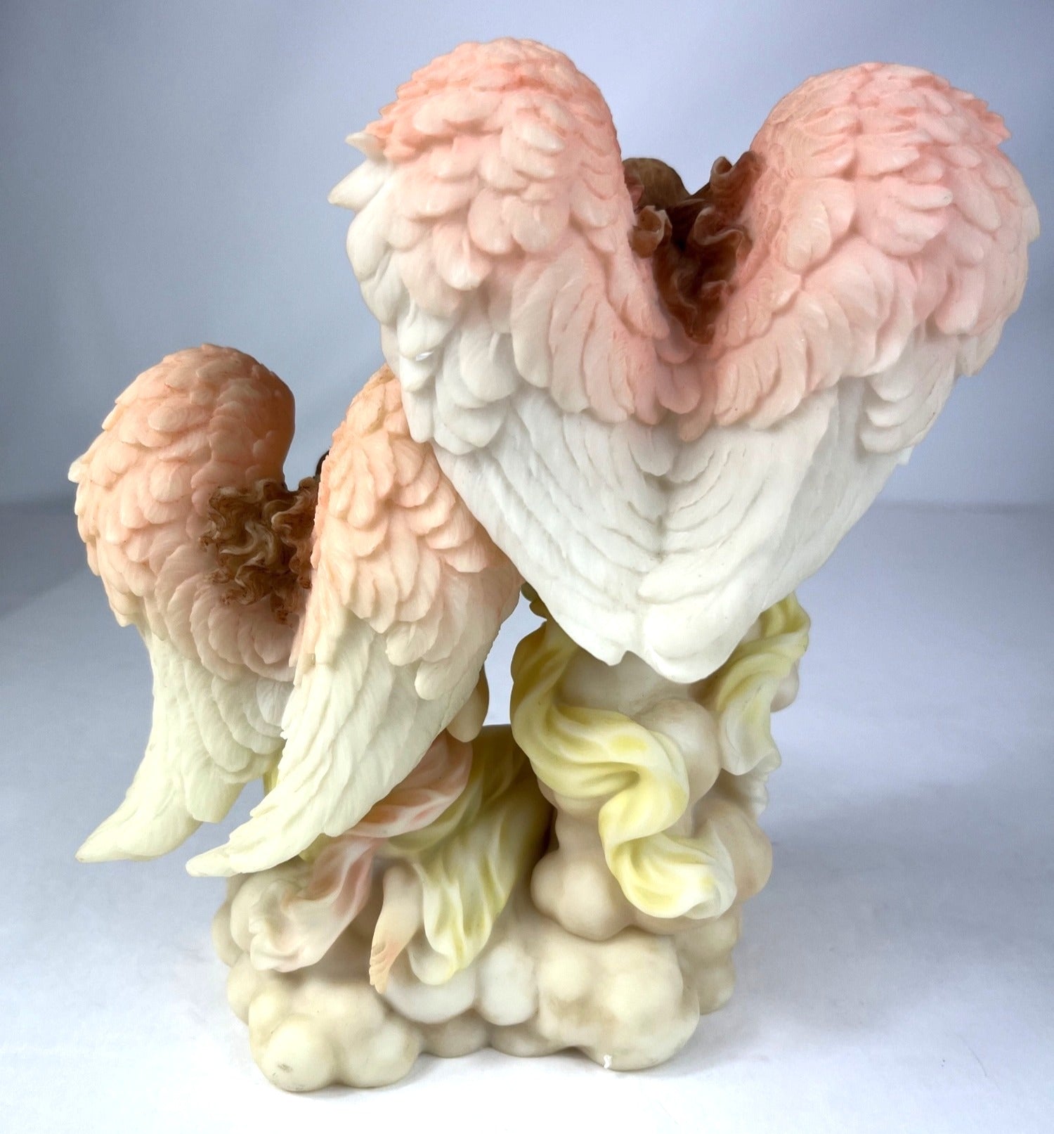 Seraphim Classics Sisters Heart & Soul Figurine By Roman Inc 1999 Angel Sculpture 7" x 7"