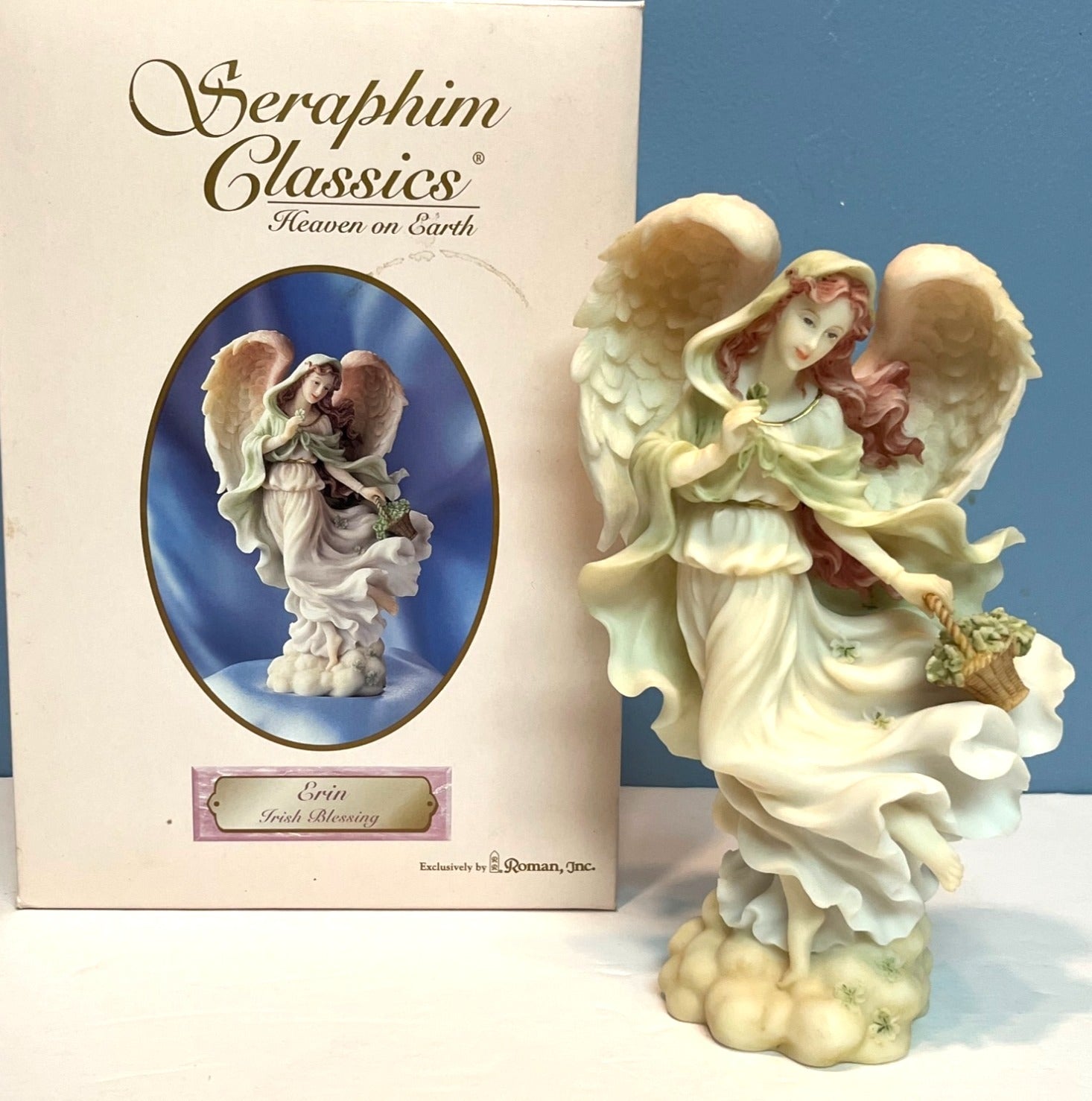 Seraphim Classics Angel Figurine Erin Irish Blessing Collectible With Certificate and Original Box