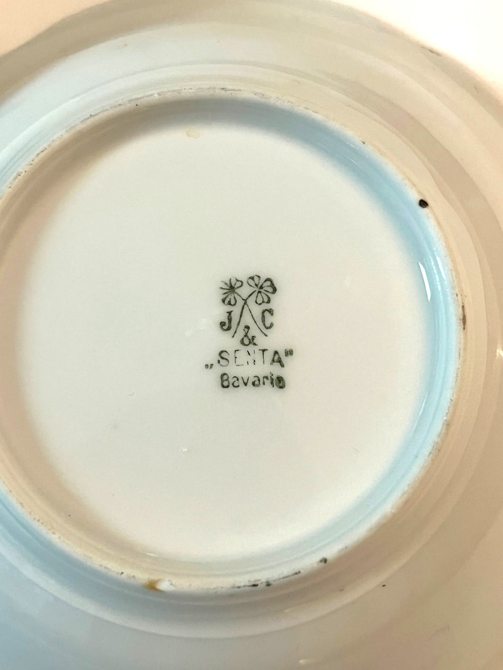 J&C Bavaria Hand-Painted Porcelain Bowls With Grape Design & Gold Trim Signed by Artist