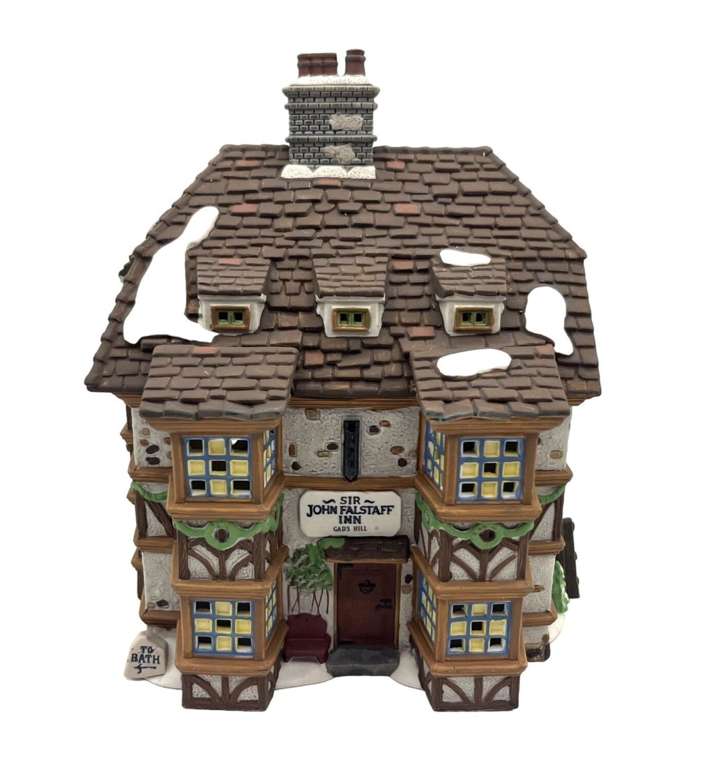 Department 56 Heritage Village Collection Dickens' Village Series "Sir John Falstaff Inn" 4th Edition 1995