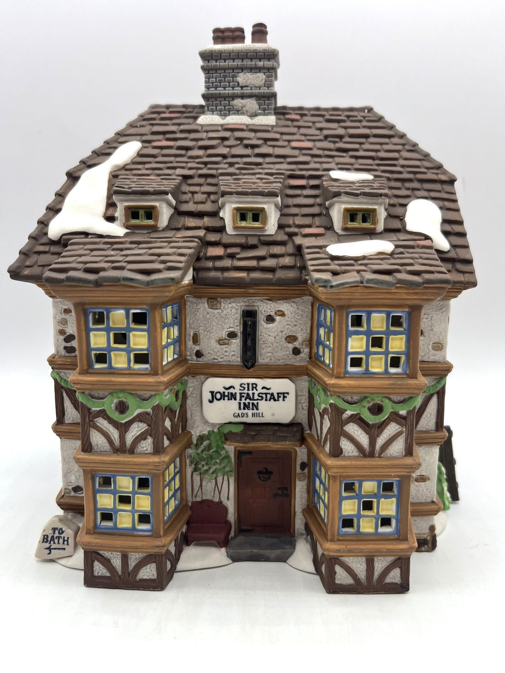 Department 56 Heritage Village Collection Dickens' Village Series "Sir John Falstaff Inn" 4th Edition 1995