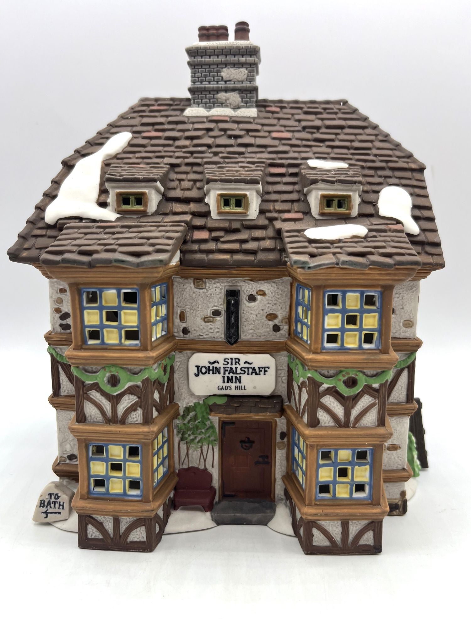 Department 56 Heritage Village Collection Dickens' Village Series "Sir John Falstaff Inn" 4th Edition 1995