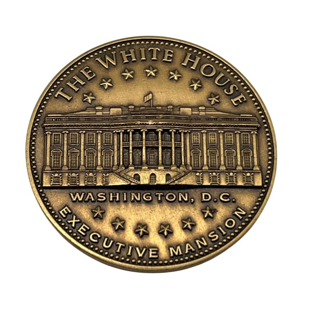 The White House 200th Anniversary Commemorative Coin 1800-2000 Executive Mansion Washington D.C. Collectible Bronze Token
