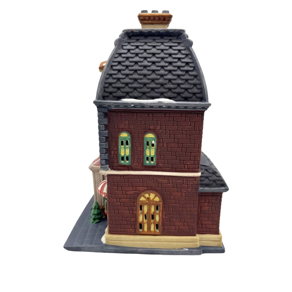 Heritage Village Collection Christmas In The City Series Haberdashery 1992 Handpainted Porcelain Building
