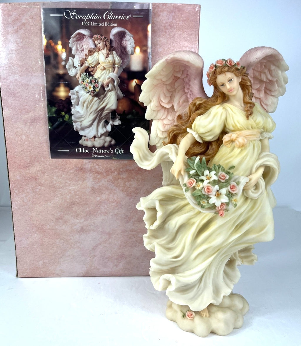 Seraphim Classics Chloe Nature's Gift 1997 Limited Edition Figurine 12" tall