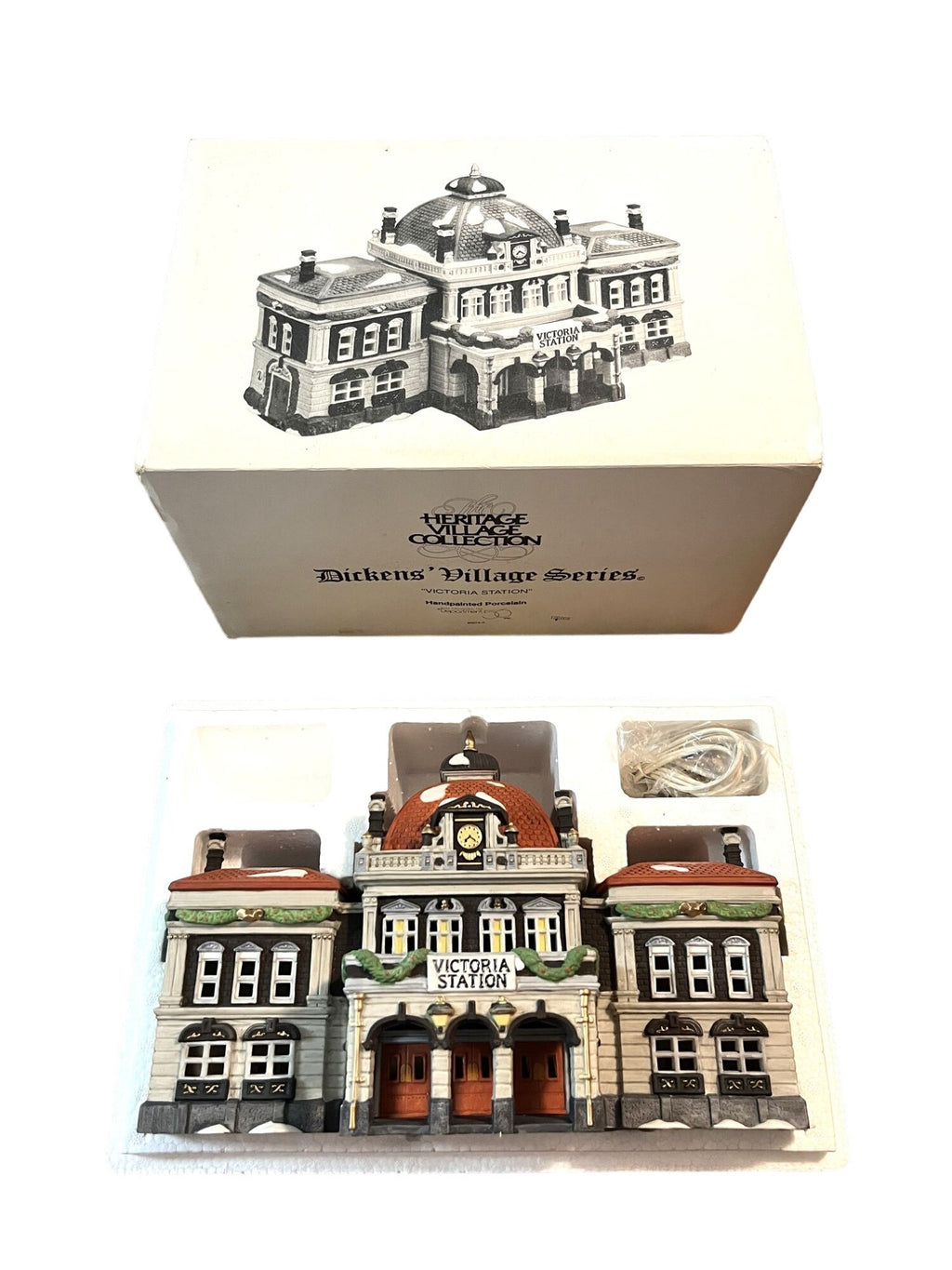 Department 56 Dickens' Village Victoria Station Lighted Building