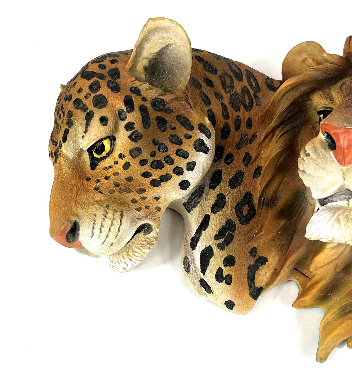 Safari Cats Dimensional Wall Art, Leopard, Lion, Tiger, Cheetah by Majestic Pride. Large Wall Art Touch of Class 26"W x 6"D x 9"H
