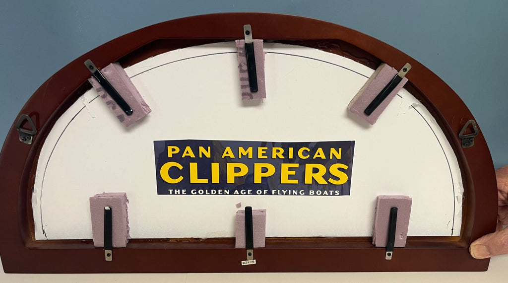 Pan American China Clipper Martin M-130 Wall Display With Images & Model Plane 20x10"