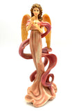 Thomas Kinkade Angel Of Faith Figurine Messengers From Above Collection No. 5853A Limited Edition 7.5 Inch Resin Sculpture
