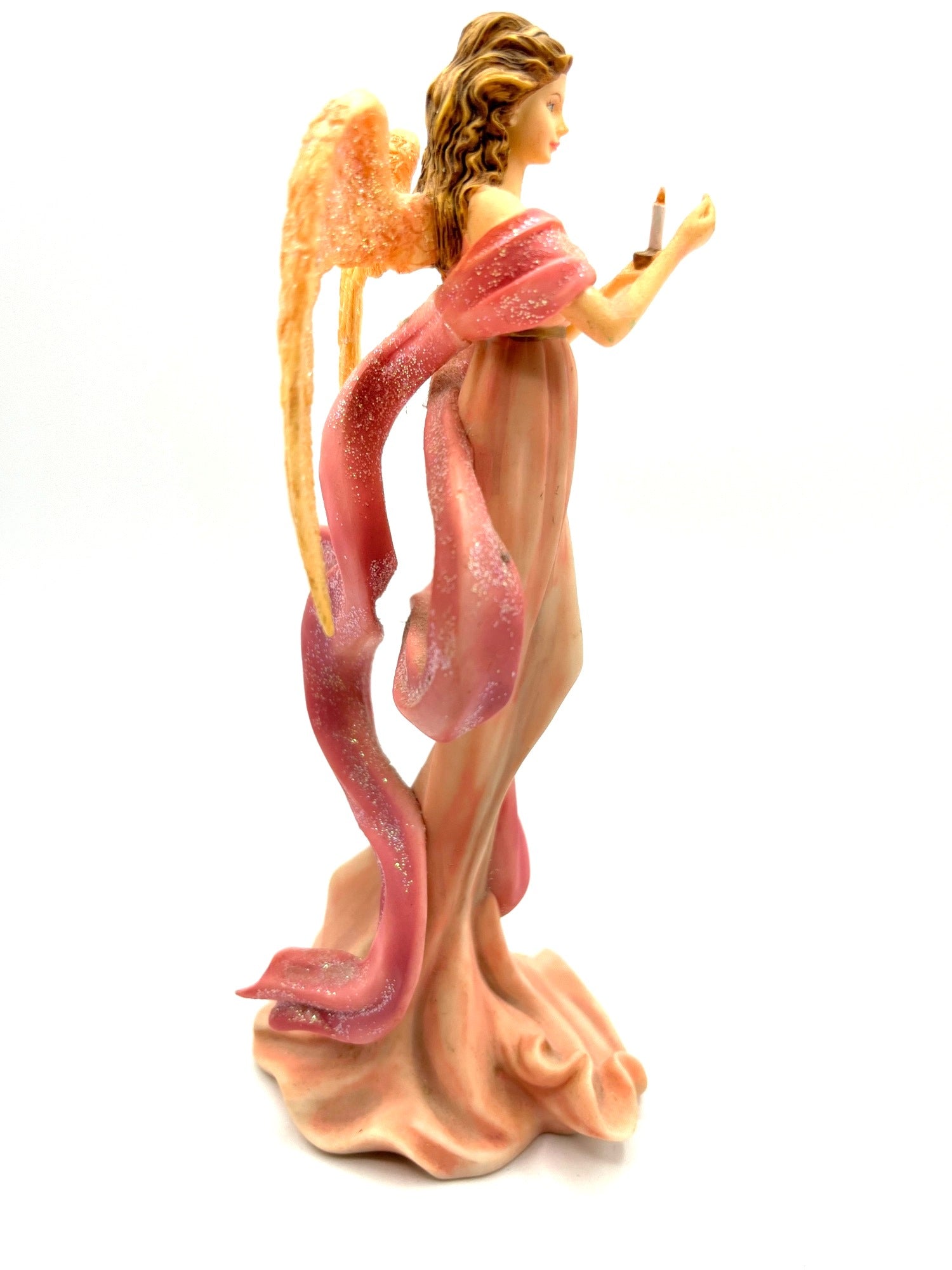 Thomas Kinkade Angel Of Faith Figurine Messengers From Above Collection No. 5853A Limited Edition 7.5 Inch Resin Sculpture