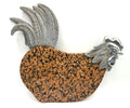 Lenox  Rooster Cheese Board w Knife Set Granite & Pewter Design En Provence 11 x 11 inches