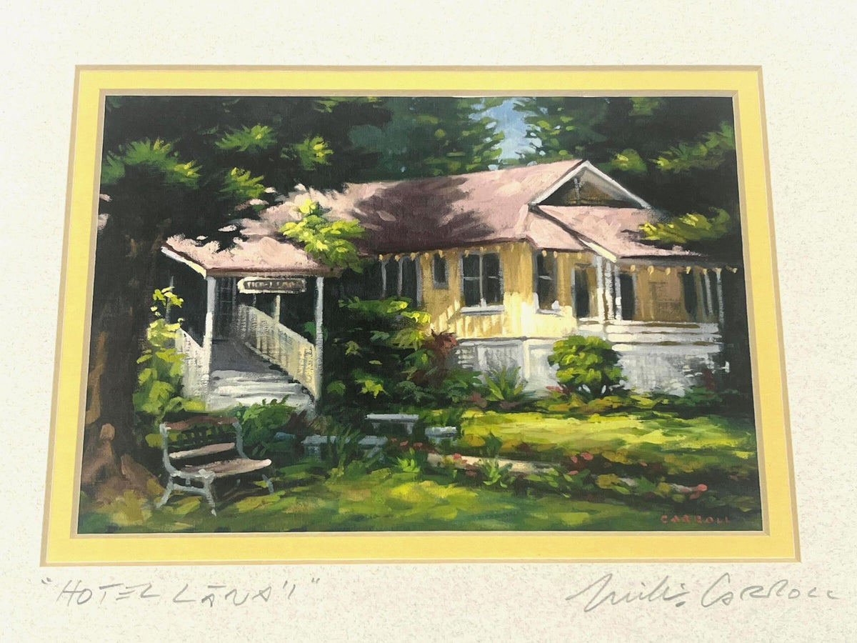 Hotel Lana'i Art Print By Mike Carroll On Matted Fine Art Paper 8 x 10"