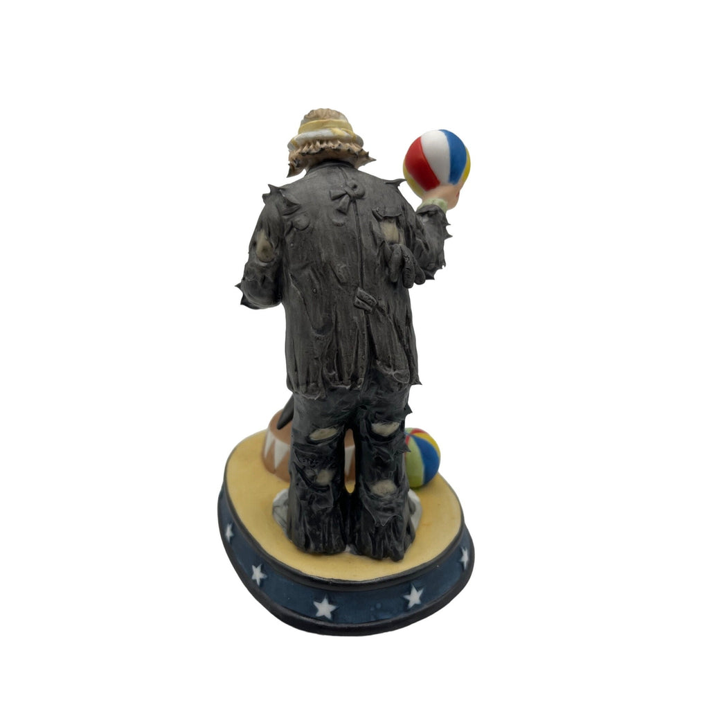 Emmett Kelly Jr. Clown & Seal Figurine The Entertainers Handpainted Porcelain Limited Edition Signature Collection