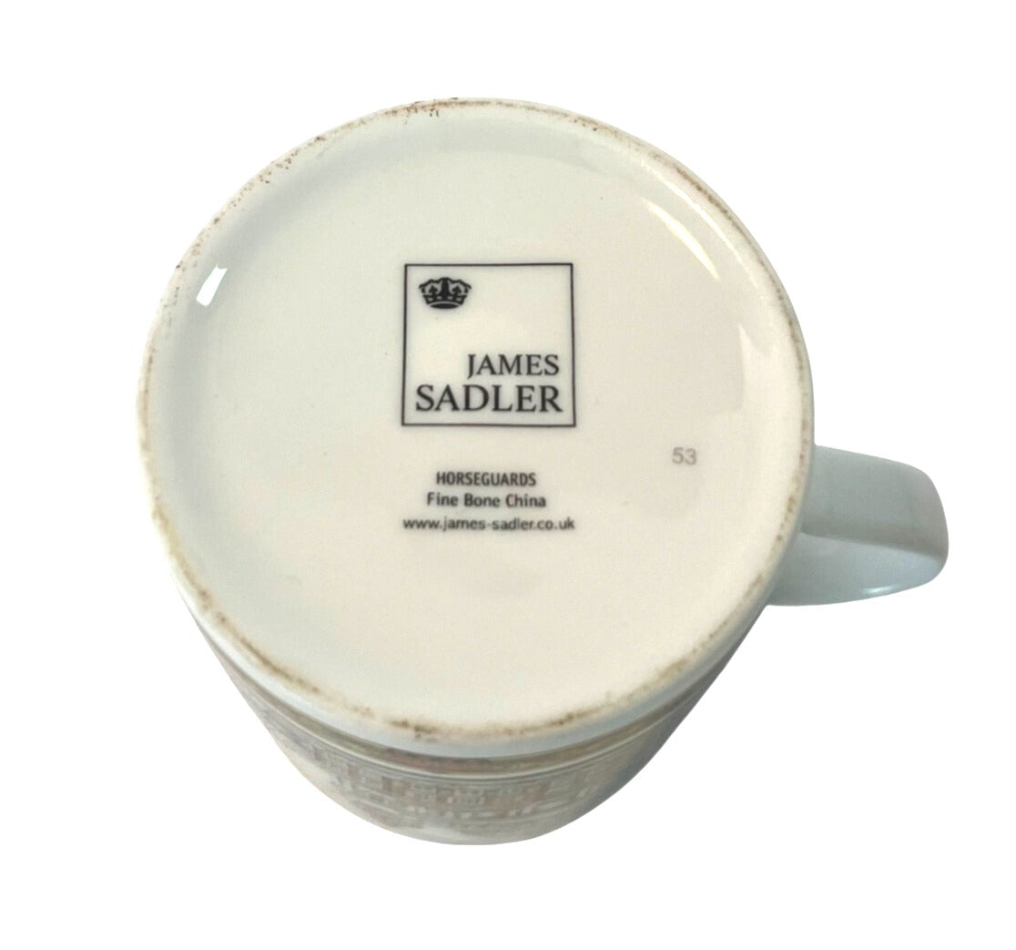 James Sadler Horseguards London Mug Fine Bone China 10 oz Collectible