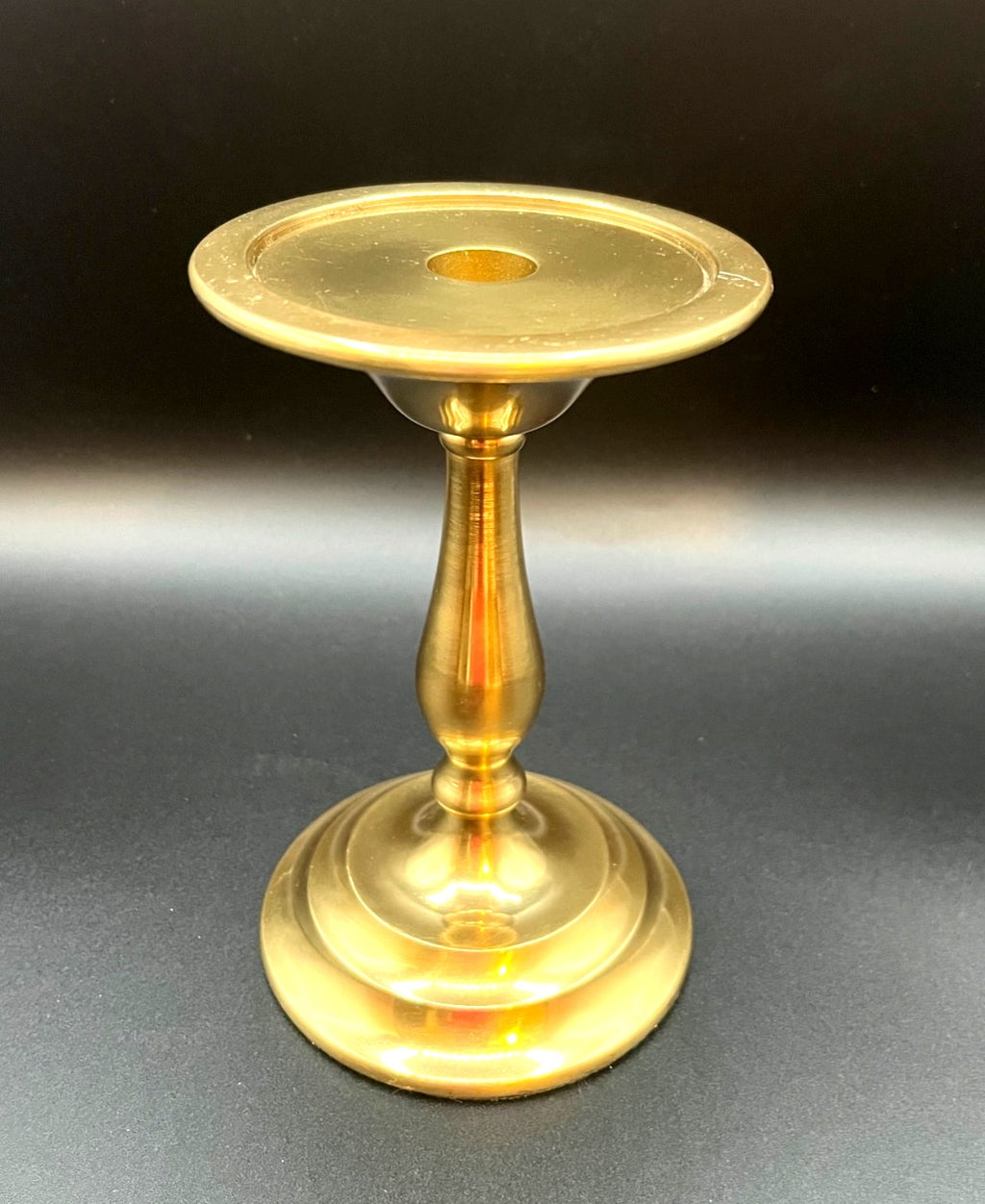 Two Pottery Barn Arlington Brass Candle Holders For Taper Or Pillar Candles