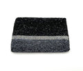 Beautiful Beaded Evening Clutch Bag Black, Iridescent White and Gray Beads Zipper Closure  6.5" x 4.5"