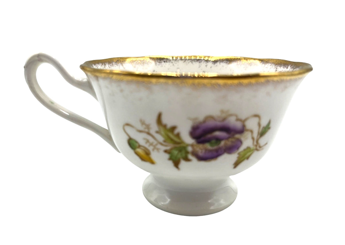 Royal Albert Bone China Floral Teacup With Gold Trim Made In England Vintage Collectible Fine Porcelain