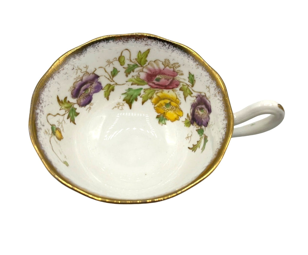 Royal Albert Bone China Floral Teacup With Gold Trim Made In England Vintage Collectible Fine Porcelain