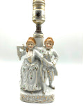 Mid Century Lamp with Colonial Couple Dancing - Pioneer Mdse. Co. Excellent Conditon. Works with standard light bulb. 5" wide and 10.5" tall