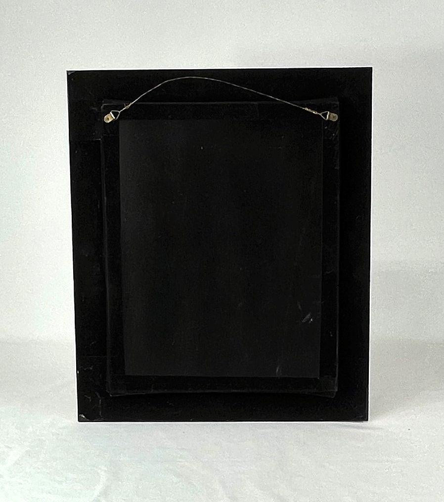 Rare Large Egyptian Dimensional Art in Custom Shadowbox Frame 17.5" x 20.5"