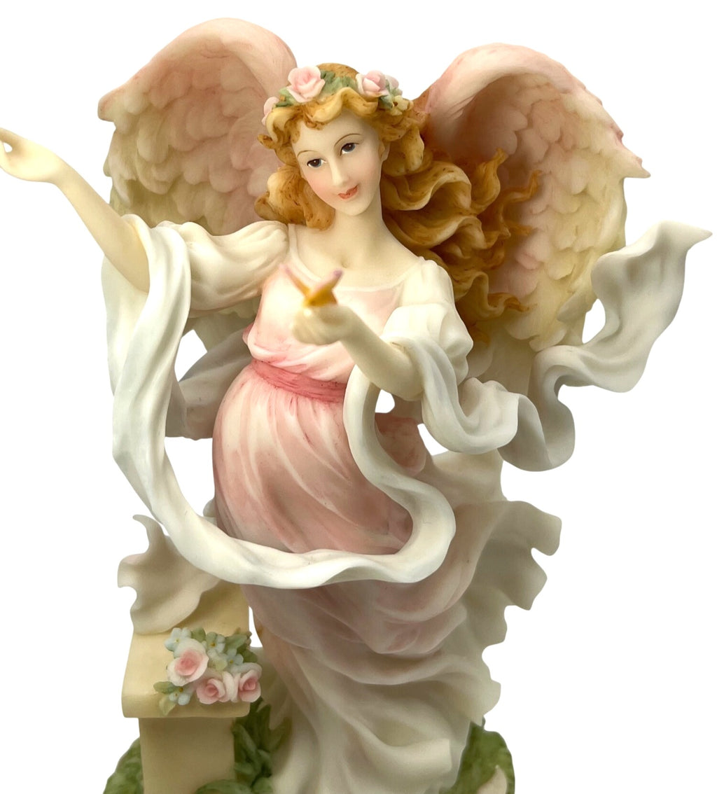 Seraphim Classics Amanda Sharing The Spirit Angel Signed Figurine With Box 2000 Limited Edition 8" high