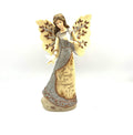 Angel with Two White Doves Figurine Family Is A Treasure by Elements Highly Detailed 9" tall
