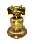 Liberty Bell Decanter 22K Gold Finish 1976 Bicentennial Collectible 8" tall