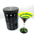 Lolita "50 And Fabulous" Hand-Painted Martini Glass With Gift Box Fun Birthday Gift