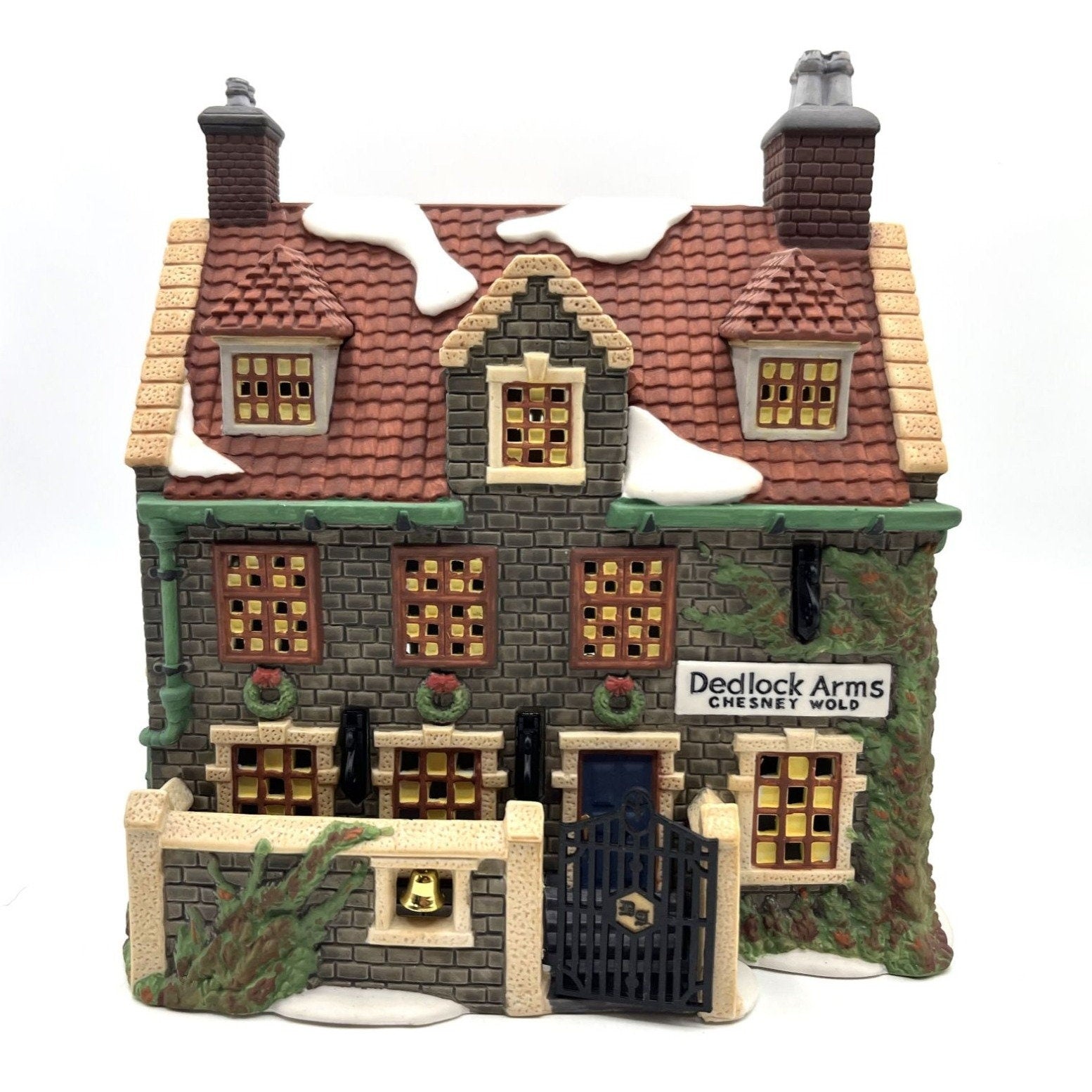Department 56 Dickens Village Series Lighted Dedlock Arms Chesney Wold Limited Edition 1994