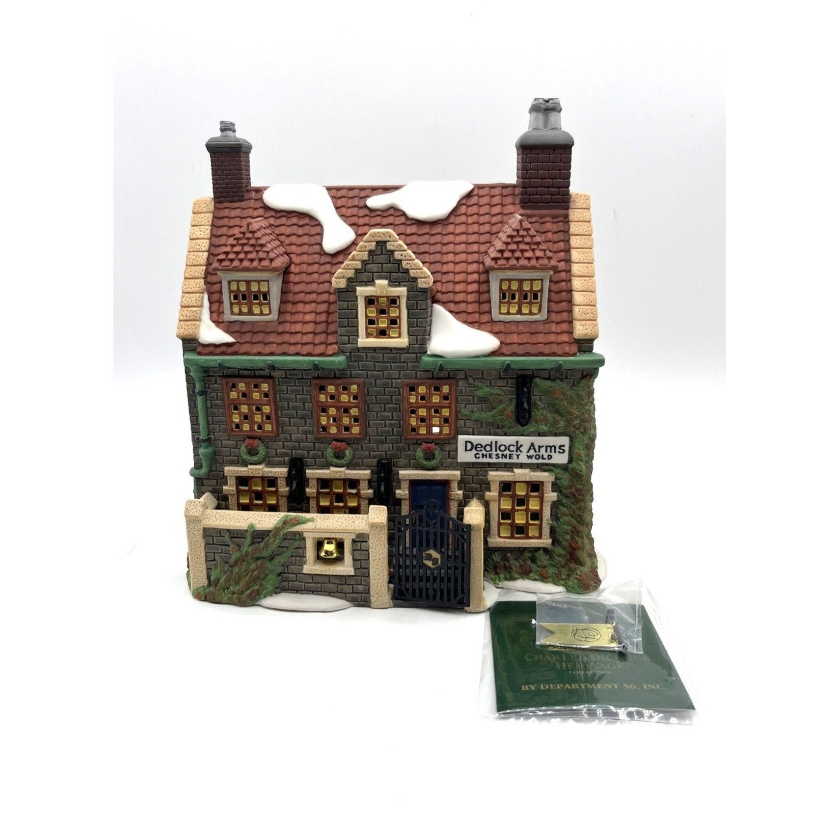 Department 56 Dickens Village Series Lighted Dedlock Arms Chesney Wold Limited Edition 1994