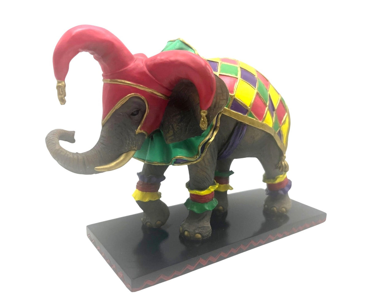 Carnivale Elephant Figurine "Tusk" By Westland Giftware 7.5" long x 4.75" high